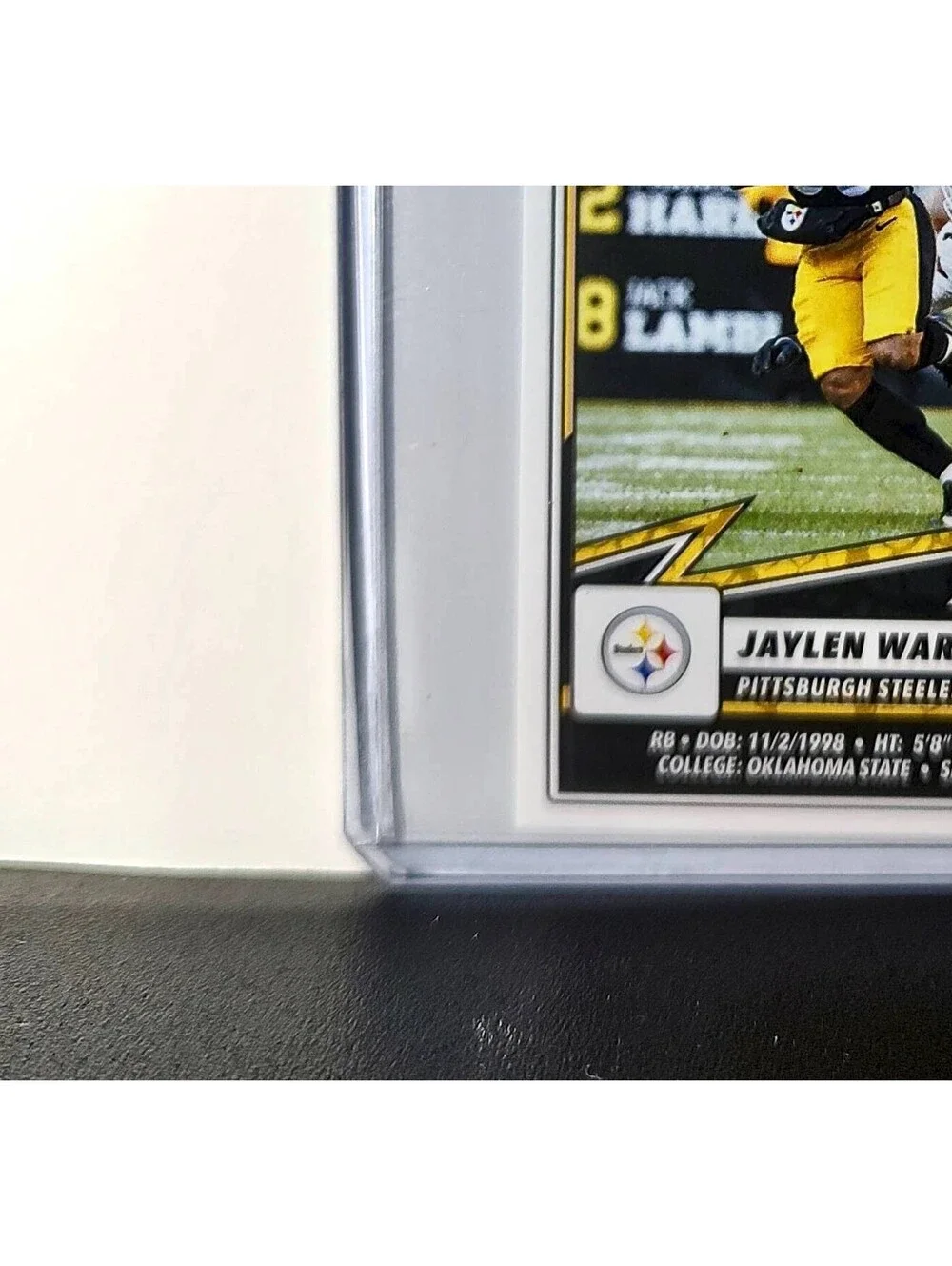 Jaylen Warren 2025 Panini NFL #153 Sticker Pittsburgh Steelers